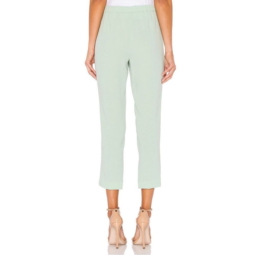 NWT Theory Basic Pull On Pant Opal Green Crepe-sz… - image 3